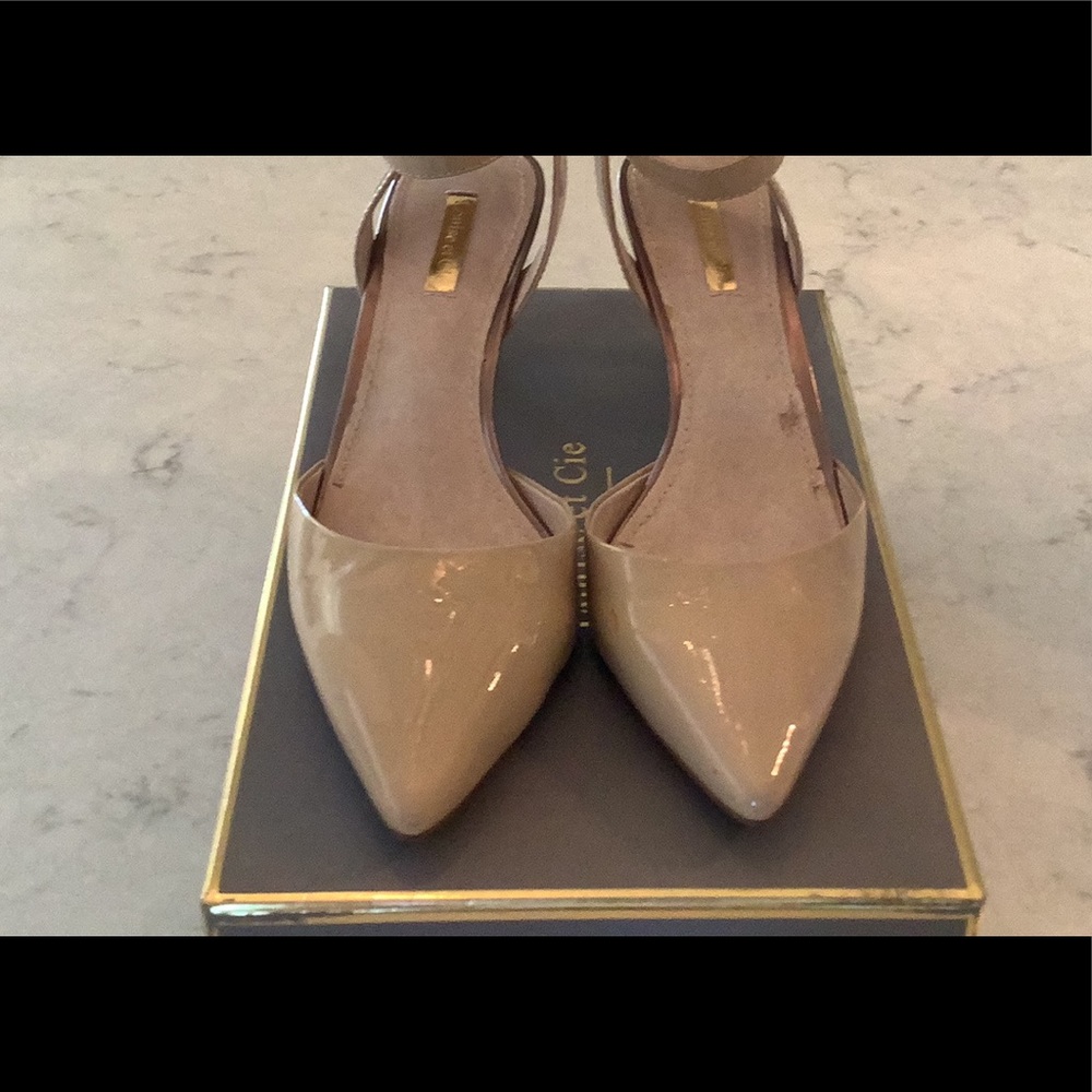Louise et Cie Nude Sling Back Pumps.